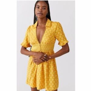 Urban Outfitters Graziana smocked printed dress